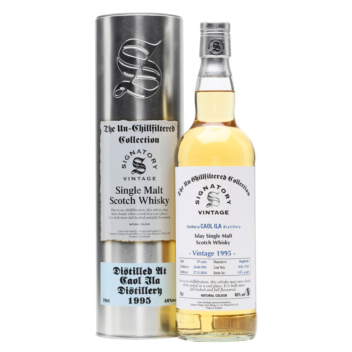 Caol Ila 1995 – Signatory Single Malt Scotch Whisky